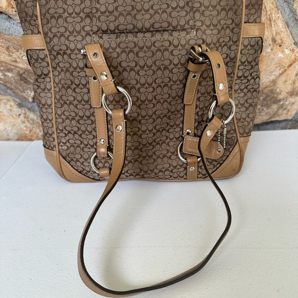 Coach Brown Medium Zip Purse - Picture 3 of 5